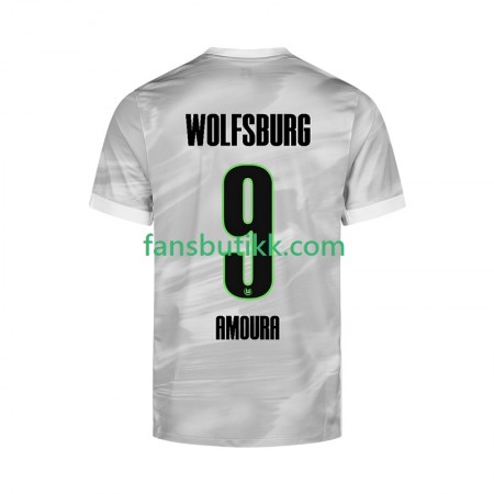 Fotballdrakt VfL Wolfsburg Mohamed Amoura 9 Bortetrøye 2025-2026 Kortermet